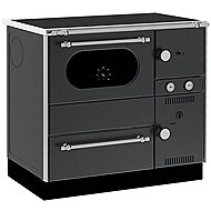 ALFA PLAM Stove ALFA TERM 20*NR*ECO*A - L, left, anthracite - Solid Fuel Stove