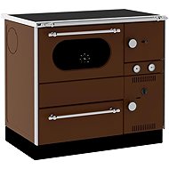 ALFA PLAM Stove ALFA TERM 20*NR*ECO*BR - L, left, brown - Solid Fuel Stove