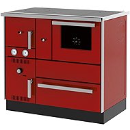 ALFA PLAM Stove ALFA TERM 27*NR*ECO*CV - D, red, right - Solid Fuel Stove