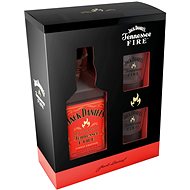 Jack Daniel's Fire 0,7l 35% + 2x glass GB - Alcoholic Beverage