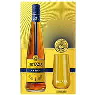 Metaxa 5* 0.7l 38% + 2x Glass GB - Brandy
