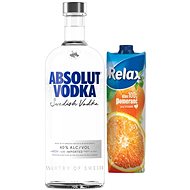 Absolut Blue 1l 40% + Relax orange 1l - Vodka
