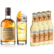 Monkey Shoulder 0,7l 40% + Fever Tree Ginger tonic 4 pcs - Whiskey