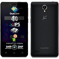 Allview A5 Quad Plus Black Dual SIM  - Handy