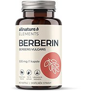 Allnature Berberin Extract 98% 500mg 60 Capsules - Dietary Supplement