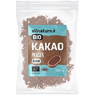 Allnature Cocoa Powder Organic RAW 200g - Instant Hot Drink Mix