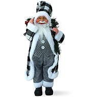 All4Customer Santa Claus silver 45 cm - Christmas Decoration