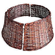 All4Customer Basket under the Christmas tree brown - Christmas Decoration