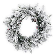 All4Customer Christmas wreath 50 LED 60 cm - Wreath