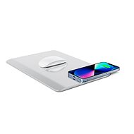 Cubenest S1M2 aluminium ergonomic mouse pad with wireless charging - silver - Mouse Pad