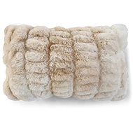 A LA MAISON Fur - ribbed 30 x 50 cm, beige - Pillow
