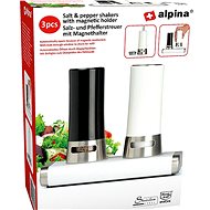 Alpina Salt + Pepper - Magnetic opening 15 x 9 x 13cm - Spice Shaker