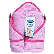 Playgro - Baby towel with hood pink - Children's Bath Towel