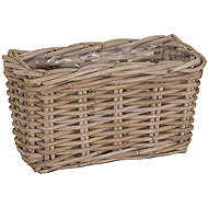 ALTX Proutěný kubu ratan 30 cm - Flower Box