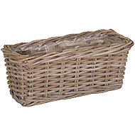 ALTX Proutěný kubu ratan 40 cm - Flower Box