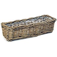 ALTX Wicker Rattan Cube 50 × 16 cm - Flower Box