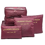 Alum Travel suitcase organizer set - burgundy - Packing Cubes