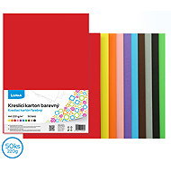 Drawing cardboard coloured A4/220g mix 50 pcs - Colour Paper
