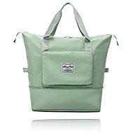 Alum folding bag with large storage space, light green - Travel Bag