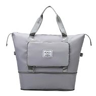 Alum folding bag with large storage space, grey - Travel Bag