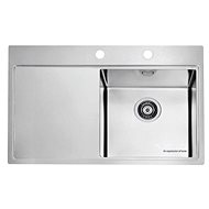 ALVEUS Pure 40 - Right - Stainless Steel Sink
