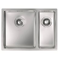 ALVEUS Quadrix 120 - FS left - Stainless Steel Sink