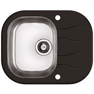 ALVEUS Wave 10 Black - Glass Sink