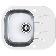 ALVEUS Wave 10 white - Glass Sink