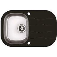 ALVEUS Wave 20 black - Glass Sink
