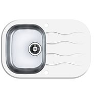 ALVEUS Wave 20 white - Glass Sink