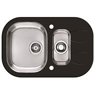 ALVEUS Wave 30 black - Glass Sink