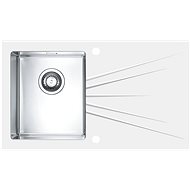 ALVEUS Karat 10 white left - Glass Sink