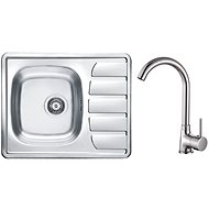 ALVEUS Zoom 10 + ALVEUS Karina Chrom - Kitchen Sink and Tap Set