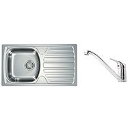 ALVEUS Basic 170 fi 90 + ALVEUS Riviera X, Chrome - Kitchen Sink and Tap Set