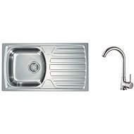 ALVEUS Basic 170 fi 90 + ALVEUS Karina Chrom - Kitchen Sink and Tap Set