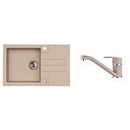 ALVEUS ROCK 130-55 + ALVEUS NINA 55 - Kitchen Sink and Tap Set