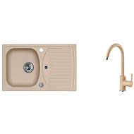 ALVEUS RECORD 30-55 + ALVEUS TONIA 55 - Kitchen Sink and Tap Set