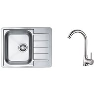 ALVEUS LINE 110 + ALVEUS Karina Chrome - Kitchen Sink and Tap Set