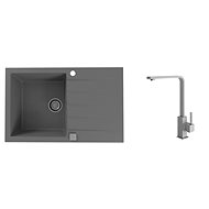 ALVEUS CADIT 20 81 + ALVEUS AFRA 81 - Kitchen Sink and Tap Set