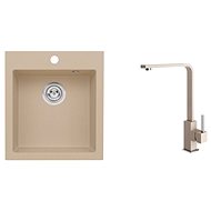 ALVEUS PRUNUS 20 55 + AFRA 55 Tap Assembly - Kitchen Sink and Tap Set