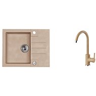 ALVEUS Rock 30 55 + ALVEUS TONIA 55 - Kitchen Sink and Tap Set
