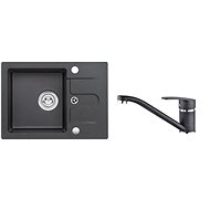 ALVEUS Cortina 10 91 + ALVEUS NINA 55 - Kitchen Sink and Tap Set