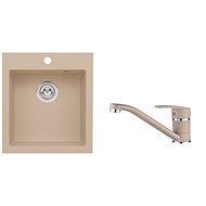ALVEUS Cortina 20 55 + ALVEUS NINA 55 - Kitchen Sink and Tap Set