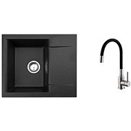 Alveus GEM 20 91 + baterie Mintas black BRS - Kitchen Sink and Tap Set