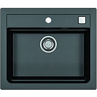Alveus Atrox 30 + Mirage-S + Allround Black Mini + Pear black + AllShine - Kitchen Sink and Tap Set