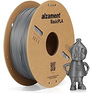 Alzament PLA Basic 1 kg Silver - Filament