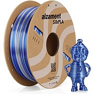 Alzament PLA Silk Candy 1 kg Blue + Silver - Filament