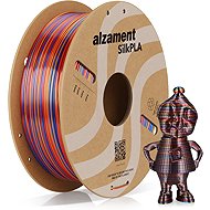 Alzament PLA Silk Candy 1 kg Red + Gold + Blue - Filament