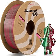 Alzament PLA Silk Dual colour 1 kg Red-Green - Filament