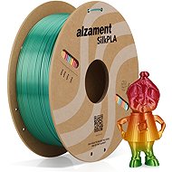 Alzament PLA Silk Rainbow 1 kg Rainbow-coloured - Filament